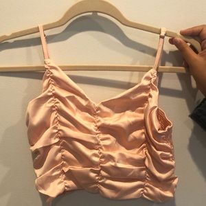 pink crop top!